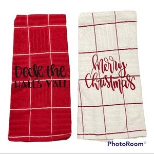 Brand New, Never Used! Christmas Dishtowels